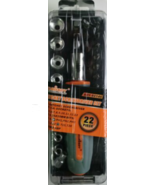 HORUSDY PROFESSIONAL TOOLS Ratchet Screwdriver 22Pc Bits 10 Pc Socket 10... - $20.89 CAD
