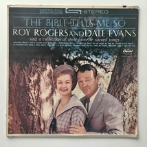 Roy Rogers And Dale Evans - The Bible Tells Me So LP Vinyl Record Album - £17.16 GBP