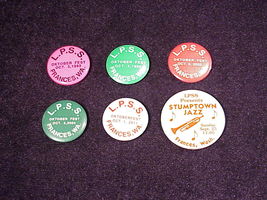 Lot of 5 LPSS Oktober Fest Pinback Buttons, Pins, from Frances, Washingt... - £7.80 GBP