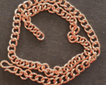 34 inch Pure Copper CURB LINK Chain Necklace, Healing Copper Jewelry, Sp... - $27.55