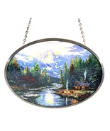 Glassmasters Suncatcher The End of a Perfect Day ll By Thomas Kinkade 7x9” - €30,63 EUR