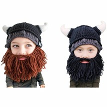 Beard Head Kid Viking Bearded Face Mask &amp; Hat (2 Colors) - £22.80 GBP