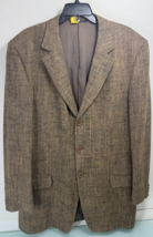 Ermenegildo Zegna Soft Blazer Suit Jacket Sport Coat 44L 100% Silk Golde... - $49.47