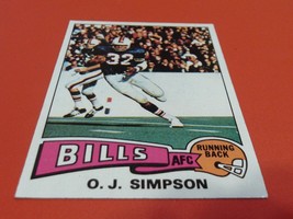 1975 Topps #500 O.J. Simpson Bills Vg / Ex !! - £48.83 GBP