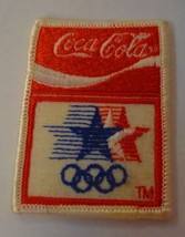 Coca Cola   Olympic Patch   2 X 2.5   inches  new - $3.47