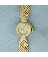 Antique Eloga Swiss Wind Up Ladies Dress Watch in Solid 14k Yellow Gold ... - $45,589.17 MXN