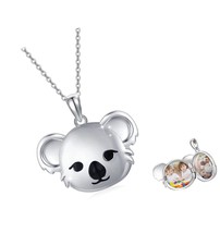 That Holds Pictures Photo Locket Necklace S925 Silver - £125.54 GBP