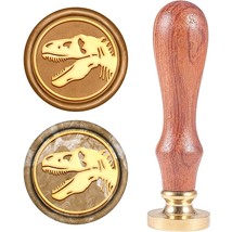 Dinosaur Wax Seal Stamp Animal Sealing Wax Stamps Retro Wood Stamp Wax S... - £14.15 GBP