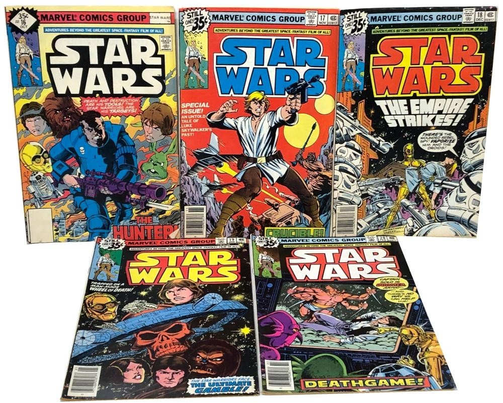 Marvel Comic books Star wars #16-20 377158 - £15.18 GBP