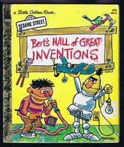 1981 Sesame Street Bert&#39;s Hall of Great Inventions 12th Print Golden Book   - £11.66 GBP
