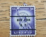 US Stamp Statue of Liberty 3c Used Violet New York NY - $1.89