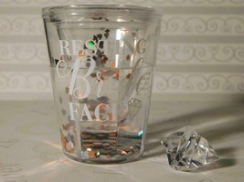 Resting Bride Face Shot Glass w/Gem Brand New Never Used Bachelorette Party - £8.03 GBP