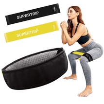 Supertrip Resistance Loop Bands with Protective Sleeves Booty Bands for Women Me - £26.00 GBP