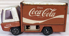 Vintage Buddy L Coca Cola Pressed Steel 9&quot; Delivery Truck 1970s - £31.04 GBP