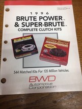 Vintage 1996  BWD Brute Power &amp; Super clutch kit catalog - £18.95 GBP