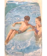 Summer Waves Neon Swim Tube 31 in X 8.5 in Blue New - €7,30 EUR