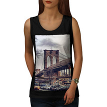 Brooklyn Bridge USA Tee New York Women Tank Top - $12.99