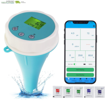 6-In-1 Bluetooth Swimming Pool Water Tester Ec/Salinity/Ph/Orp/Temperatu... - $118.11