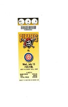 July 15 1998 Chicago Cubs @ Pittsburgh Pirates Ticket Sammy Sosa 0-4 3 K - £15.50 GBP