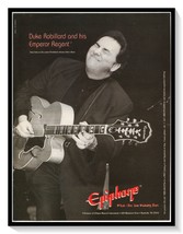 Epiphone Emperor Regent Guitar Duke Robillard Vintage 1996 Print Magazin... - £7.75 GBP