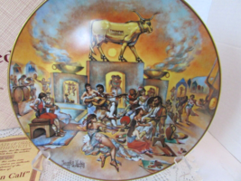 THE PROMISED LAND YIANNIS KOUTSIS #10 GOLDEN CALF COLLECTOR PLATE RELIGIOUS - £11.63 GBP