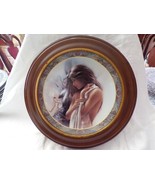 Vintage The Bradford Exchange Plate In Vanhycan &amp; Smythe Frame &quot;Morning ... - $53.45
