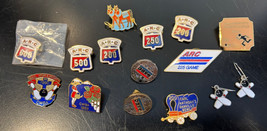 Lot Of 13 Bowling Lapel Pin Earl Anthony Danville Bowl ARC ABC 1 Pair Ea... - £15.71 GBP