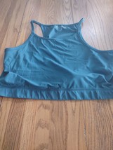 Outfitt Size XXL Teal Green Sports Bra - $40.66 CAD