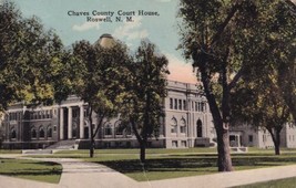 Chaves County Court House Roswell New Mexico NM 1917 Marthasville Postcard C49 - £2.35 GBP