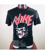 Rise As 1ne One Helmet Skeleton S Mens Black Graphic T Shirt Short Sleeves - £21.27 GBP