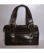 Mondani New York Gold &amp; Brown Faux Leather Handbag Purse Bag Purse  - £11.05 GBP