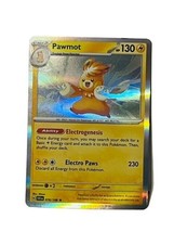 Pawmot 130 Pokemon Card CCG Holo Foil sp insert reverse minds HP 130 Ele... - $19.75