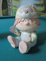 OLD BUMPKINS BOY COIN BANK BY FABRIZIO FOR GEORGE GOOD 6 1/2&quot;   - $34.65