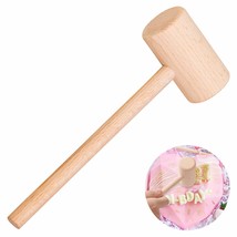 Wooden Crab Mallet For Chocolate, Mini Wooden Hammer Multi-Purpose For Kids Toys - £9.42 GBP