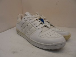 Adidas Men&#39;s Decade Lo Leather Athletic Casual Shoes White/White Size 12M - £28.01 GBP