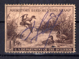 US RW9 Used VF $1 violet brown Baldpates Duck Revenue Zayix Stamps 0325S... - $27.00