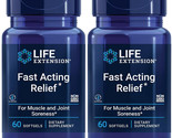 FAST ACTING RELIEF MUSCLE JOINT BONES SORENESS 120 Softgels LIFE EXTENSION - $47.99