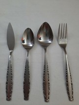 4 Pcs Northland Stainless Love Story Soup Spoon Teaspoon Butter Knife Sa... - £7.74 GBP