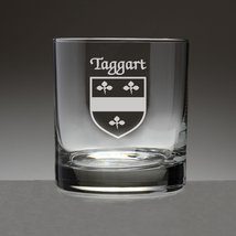 Taggart Irish Coat of Arms Tumbler Glasses - Set of 4 (Sand Etched) - £53.19 GBP
