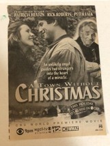 A Town Without Christmas Print Ad Advertisement Patricia Heaton Peter Falk Tpa15 - £4.63 GBP