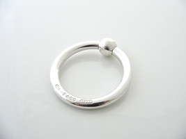 Tiffany &amp; Co 1837 Circle Baby Rattle Teether Rare Heirloom Gift Silver Toy Love - £198.85 GBP