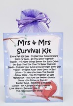 Mrs &amp; Mrs Survival Kit (SAME SEX) - Unique Sentimental Novelty Keepsake ... - £6.51 GBP