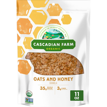 Organic Granola, Oats and Honey Cereal, Resealable Pouch, 11 Oz - $10.67