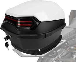 PSLER Universal Tailbox With Soft Backrest - Motorcycle Scooter Daily To... - $144.84