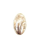 ANNDRA NEEN Womens Clutch Bag Oval Alpaca Solid Gold Size 7.8&quot; - £144.48 GBP