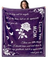 ROMROL Mom Blanket Super Soft Flannel Throw 50x60 Purple Cozy Gift - $192.88 MXN