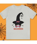 Halloqueen Halloween Queen Unisex Halloween T-shirt | Witch Hat Spider B... - £23.89 GBP