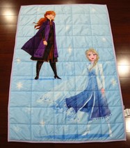 FROZEN  HEAVY WEIGHTED BLANKET Elsa Anna Winter Very Warm 5lbs Twin Bed ... - $34.99