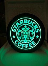 Starbucks Coffee LED Sign 11&#39;&#39; Diameter - £158.49 GBP