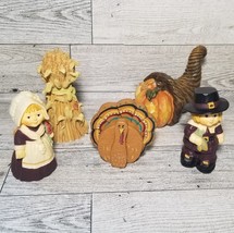 Hallmark Thanksgiving Pilgrims 1970s Hong Kong Mary&#39;s Moo Moos Corn Turkey LOT 5 - £10.09 GBP